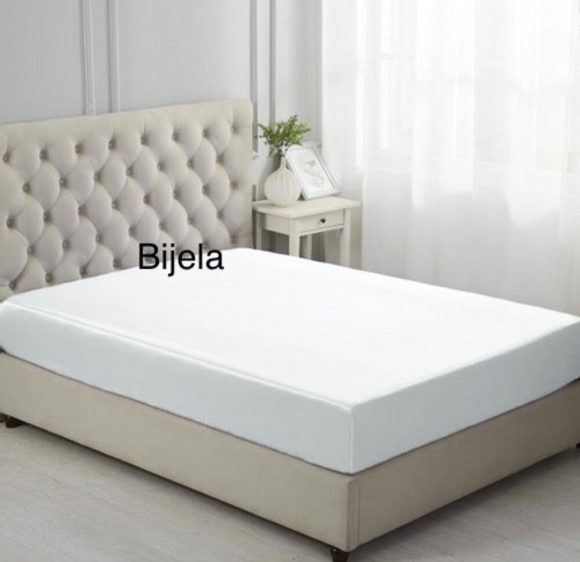 RJUHA IZ JERSEY na elastiki 160x200 za višino vzmetnice do 30cm