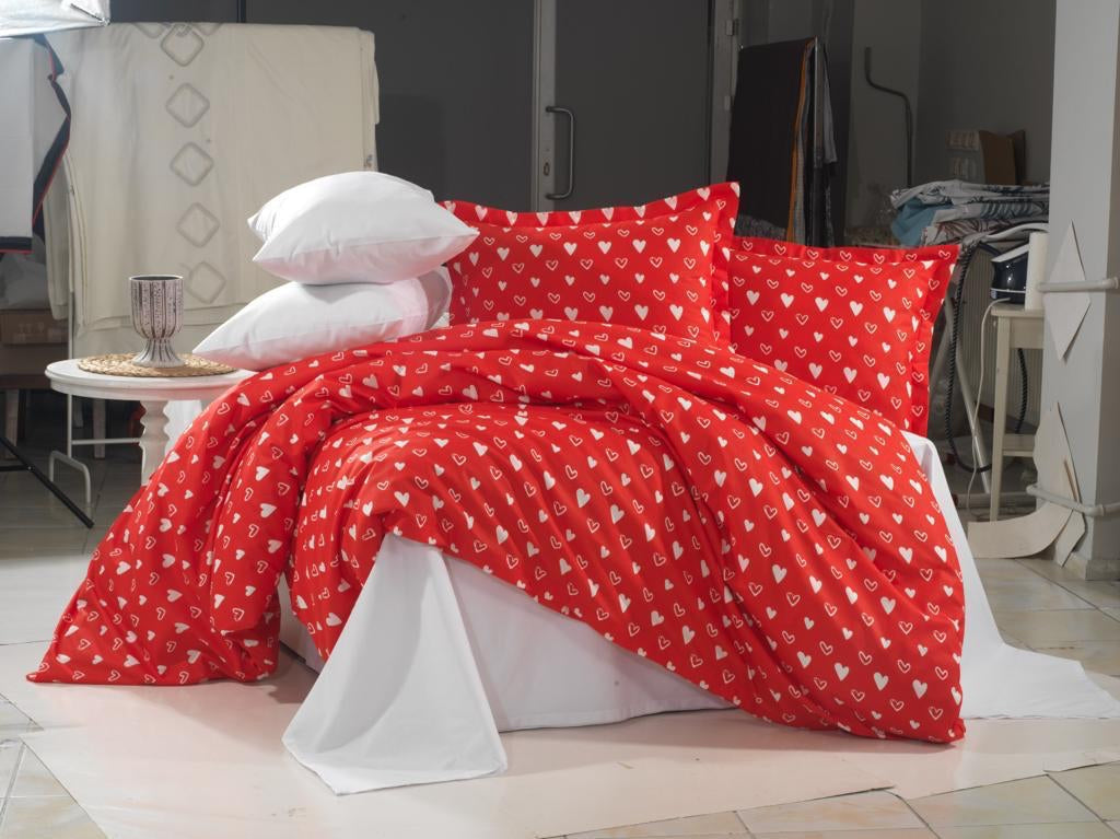 DVOJNI SET - komplet vsebuje 1 prevleko za odejo 200x200 + 2 prevleki za vzglavnik 60x80 + 1 rjuho 240x240