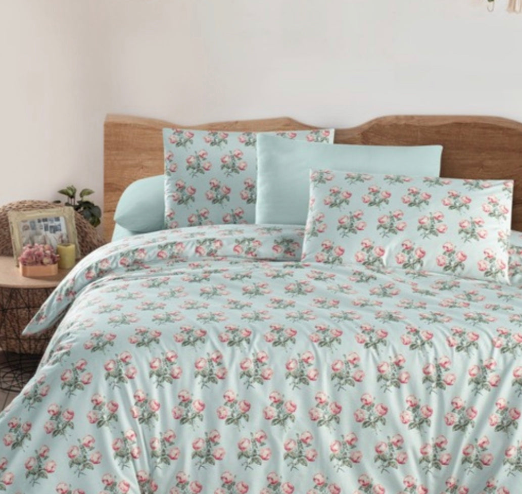 Komplet LANCUN KREP XL /100%PAMUK (LKP1) gornja plahta 240x260+donja plahta 240x240+2jastučnice 60x80