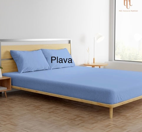 RJUHA IZ JERSEY na elastiki 90x200 za višino vzmetnice do 30cm