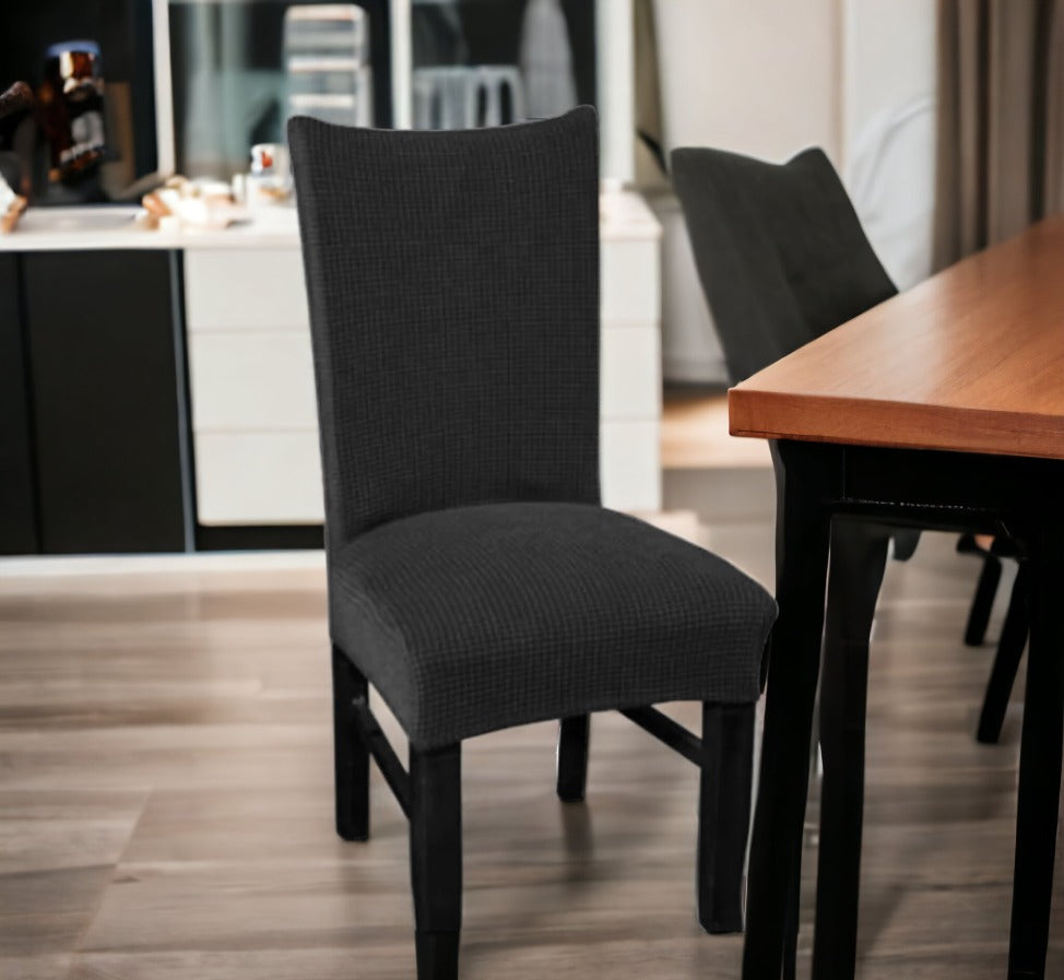 Prevleke za stole ELEGANT / MAJHEN VZOREC črne