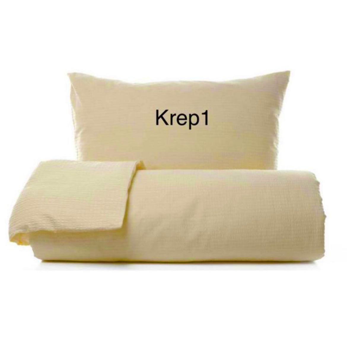 Krep posteljnina 100% bombaž (CREP1) Prevleka za odejo 140x200 + 1 prevleka za vzglavnik 60x80