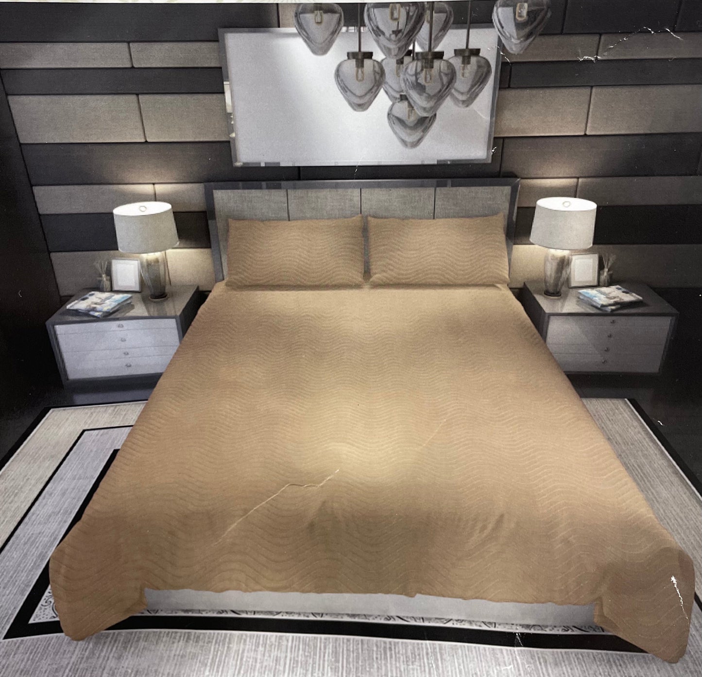 ODEJA STEP ELITE-8 TEMNO BEŽ 150x230