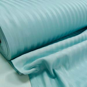 Material saten / pastelno zelena 100% bombaž / črtast vzorec, širina 240 cm
