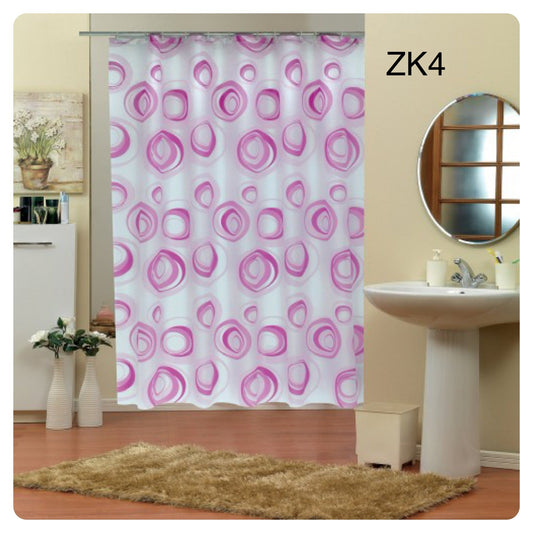 ZAVESA ZA TUŠ/KOP 110x200/2 kosa v paketu