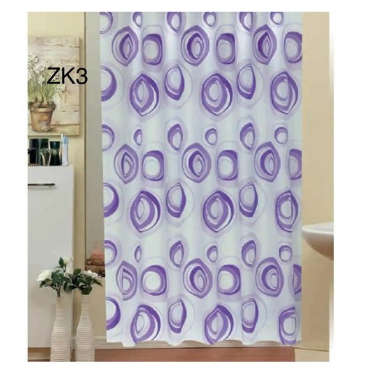 ZAVESA ZA TUŠ/KOP 110x200/2 kosa v paketu
