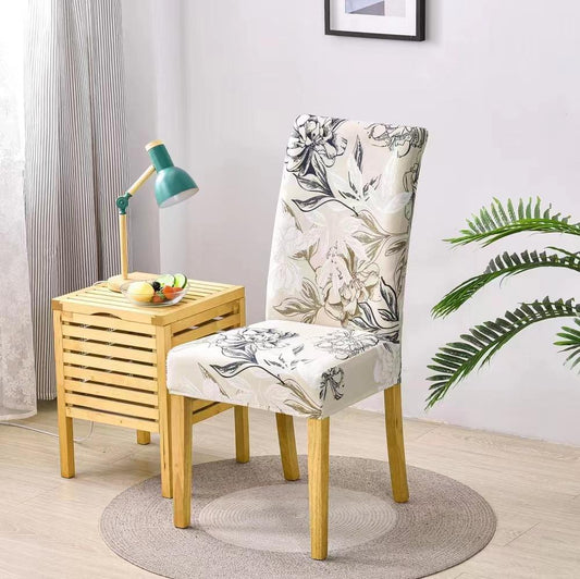 Rastezljive glatke navlake za stolice s uzorkom 6komada samo 20,00€ (GU12)
